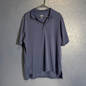 Adidas Golf Polo Men's Large Navy Blue Short Sleeve WSPA Logo